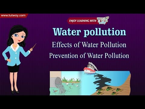 What is Water Pollution? - Effects of Water Pollution - Prevention of Water Pollution