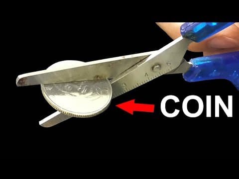 Cut a Coin Magic Tricks - Amazing Magic Revealed