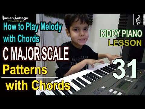 This Exercise will improve Rhythm in Beginners| Lesson 31|Piano Melody and Chords| Indian Solfege