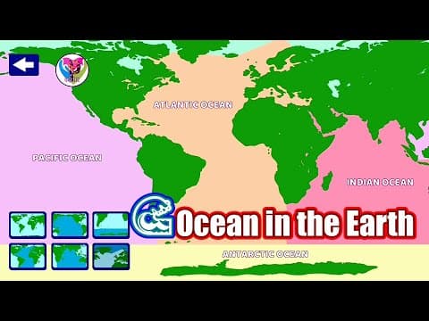 My Planet Earth Learning Entertainment Video for Kids - Ocean in the World