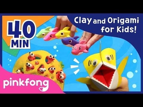 Clay Baby Shark and more | Clay | Origami | DIY Craft