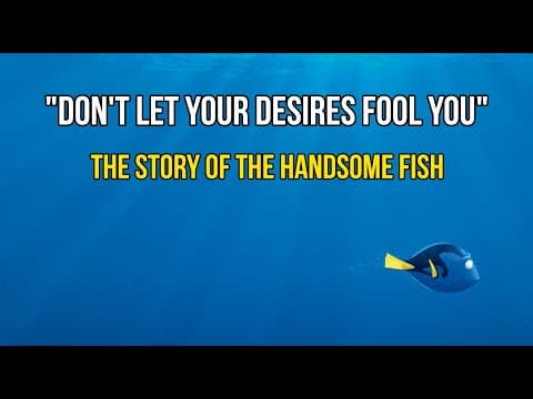 Blinded By His Own Desires - the story of
the handsome fish