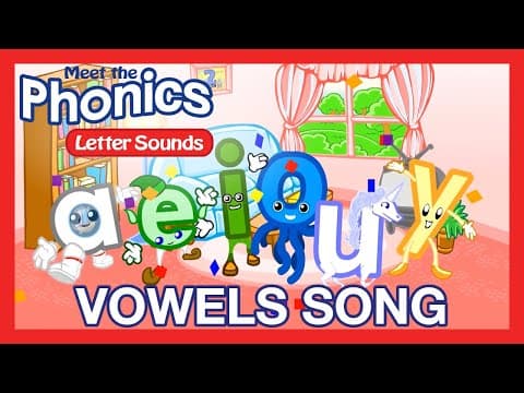 Meet the Phonics - Letter Sounds | Vowels Song