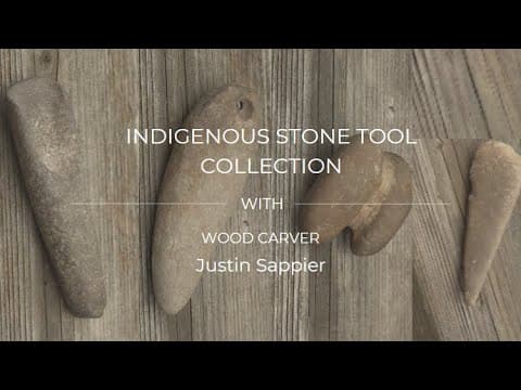 Indigenous Stone Tools Collection | Justin Sappier, Wood Carver - YouTube