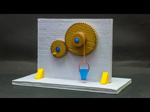 School Science Projects | Gear Working Model