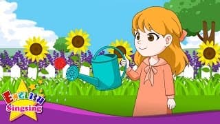Mary, Mary, Quite Contrary - Flower Song - Popular Nursery Rhyme - Kids song with lyrics