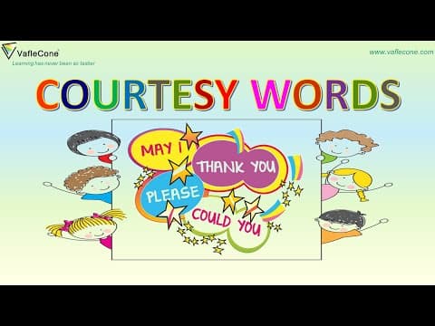 Golden Words l Courtesy Words l Magic Words