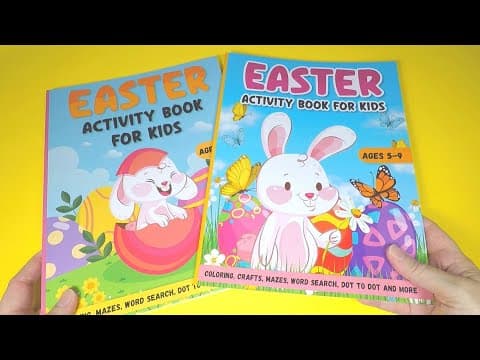 Easter Activity Book for Kids - Easter Activities