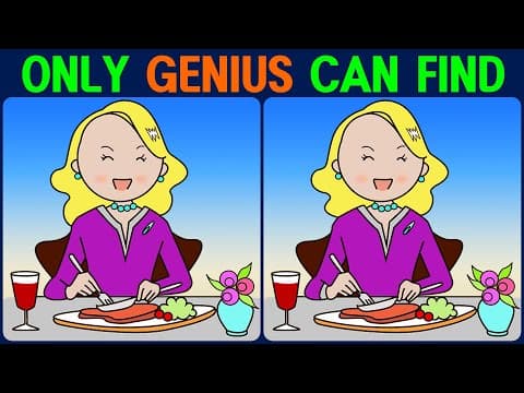 【Find the Difference】 Exercise your brain! Find the differences!