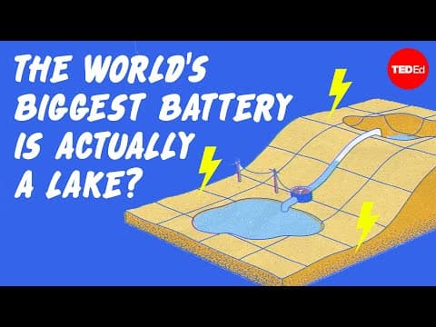 How scientists turn lakes into giant batteries - YouTube