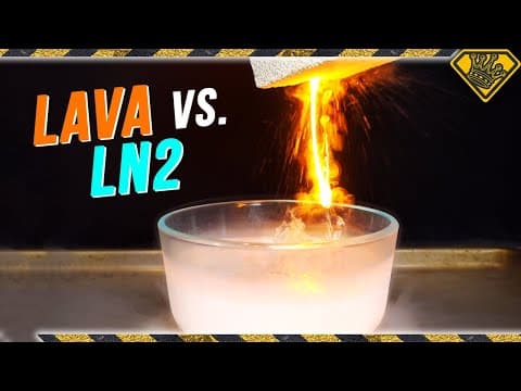 When HOT LAVA meets COLD LIQUID NITROGEN