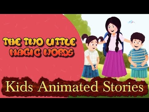 Two Little Magic Words - Animated Video For Kids - Ethics Video For Kids
