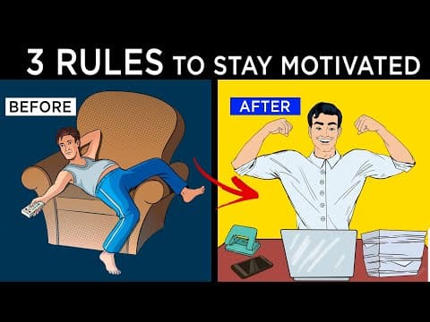 हमेशा motivated रहने के 3 rules-how to stay motivated all time
