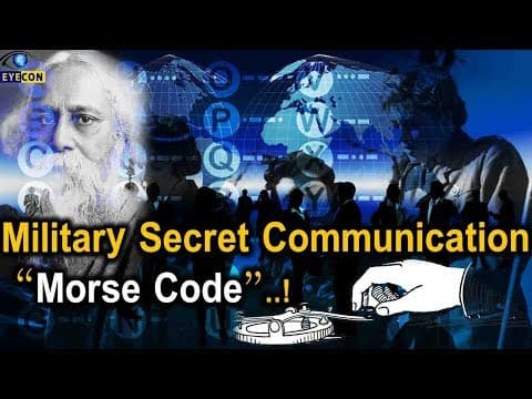 Military Secret Communication “Morse Code”..! | Eyecon Facts