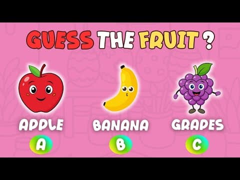 Guess the Fruit in 3 Seconds | 60 Different Types of Fruit 🍎🍇