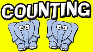 COUNT from 1-10 for Toddlers (with White Board Animated Animals)