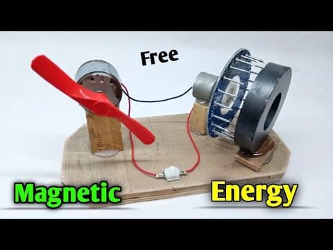 Free energy magnet generator homemade easy