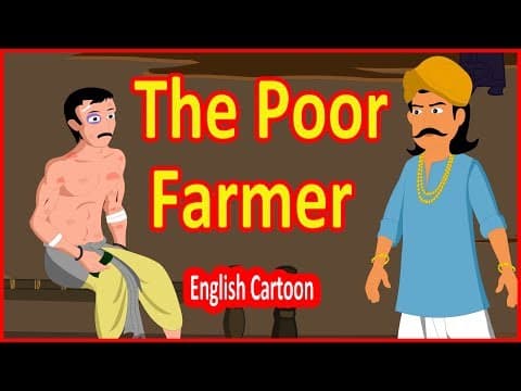 The Poor Farmer | English Stories | English Cartoon | Maha Cartoon TV English