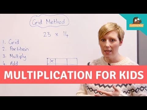How to Multiply- Learning Long Multiplication for Kids - Long Muliplication
