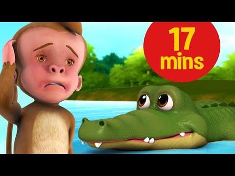 The Monkey and the Crocodile Hindi Kahaniya and much more | Hindi Stories for Kids | Infobells