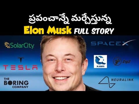 Elon musk full story in telugu - unknown biography-05