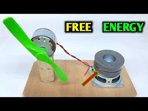 How To Make a Energy Generator Free Electricity With Magnets Copper Wire Part-2