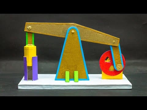 Science Projects | Beam Engine Model | Mechanical Engineering Projects