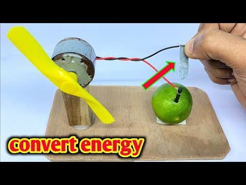 How to make free energy from dc motor | Using Lemon | amazing experiment