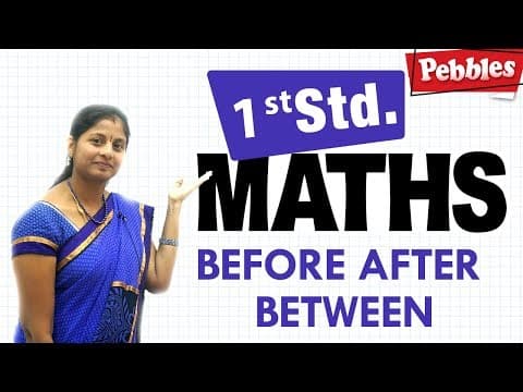Before after between numbers in telugu - easy maths in telugu