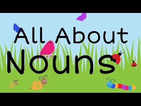 All about nouns english grammar for kids