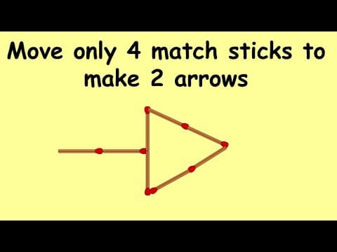 Match Stick Puzzles part 8 | Puzzles with Answer