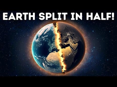 What If Earth Turned into Two Planets?