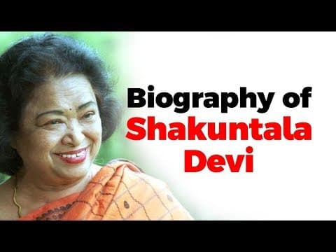 Biography of Shakuntala Devi, Guinness Book of World Records holder popular as Human Computer