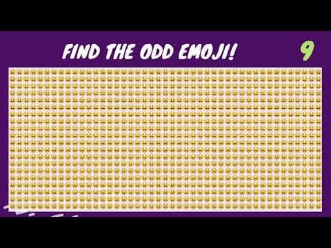 FIND THE ODD EMOJI #23 INSANE EDITION