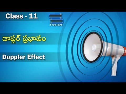 డాప్లర్ ప్రభావం | Doppler Effect | Apparent Frequency | Waves