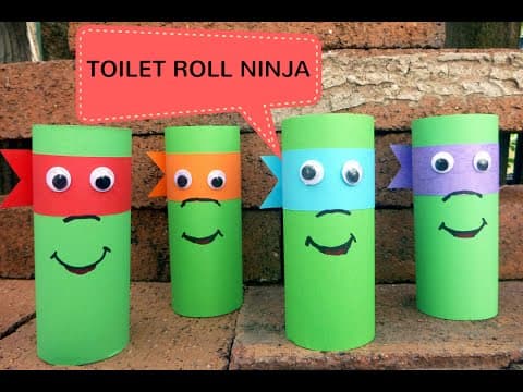How to Make a Toilet Roll Ninja - Toilet Paper Roll Crafts