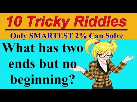 10 Tricky Riddles Only the SMARTEST 2% Can Solve