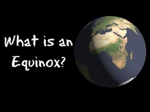 What is an equinox- 60 second science questions for children