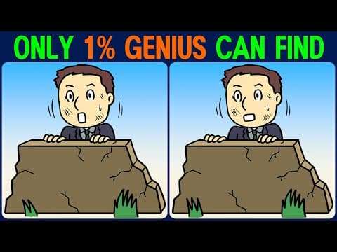 【Find the Difference】 Can you spot all the differences? Try it!