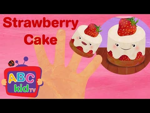 Finger Family Cake | Simple Learning Cartoons | ABC Kid TV Nursery Rhymes & Kids Songs