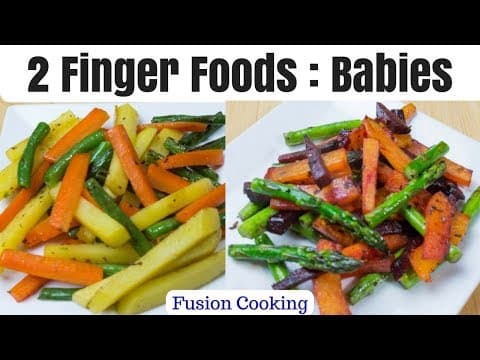 Finger Foods for Toddlers 2 Ways | Veggie Finger Food For Kids 2 Ways | Veggie Sticks 4 Kids 2 Ways