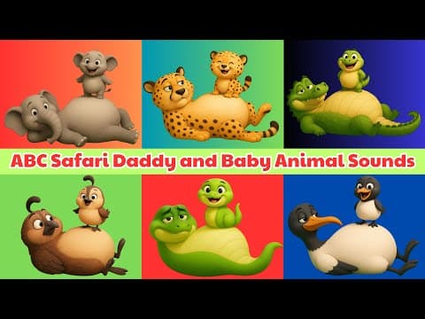 ππ ABC Amazon Animals Song πΉ | Daddy & Baby Animals Sounds A-Z | Learn Alphabet with Meow Meow TV! πΎ
