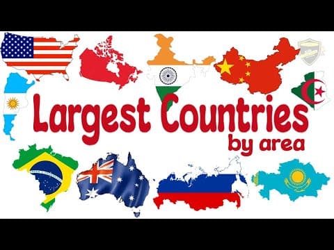 Largest Countries of the World - Top 10 countries in the world