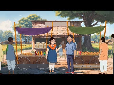 गांव में बर्गर | Gaon Mein Burger hindi Anime kahaniya moral stories