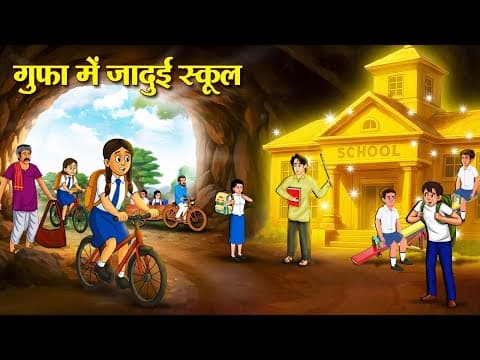 गुफा में जादुई स्कूल Hindi Kahaniya Hindi Stories Hindi Kahaniyan