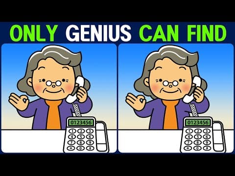 【Find the Difference】 The top 1% of geniuses are all to be found!