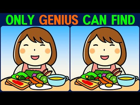 【Find the Difference】 Can you spot all the differences? Try it!