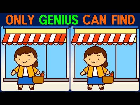 【Find the Difference】 99% of people can't find all the differences!