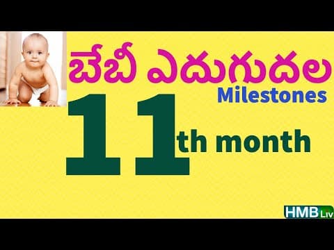 11 వ నెల బేబీ ఎదుగుదల - 11th month baby growth & milestones pregnancy & child care channel