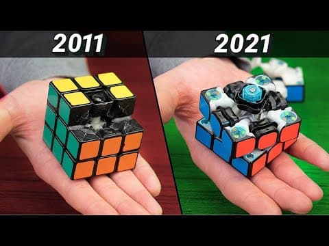 RUBIK’S SPEED CUBE BEFORE AND NOW - 2011 vs 2021